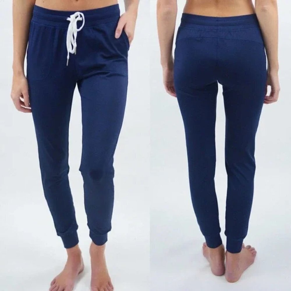 ZYIA‎ Active Cozy Jogger Sweatpants Navy